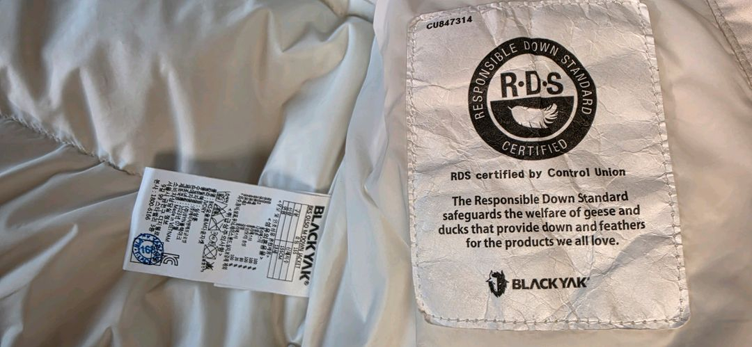 블랙야크 여아 오리털패딩 S급 이미지