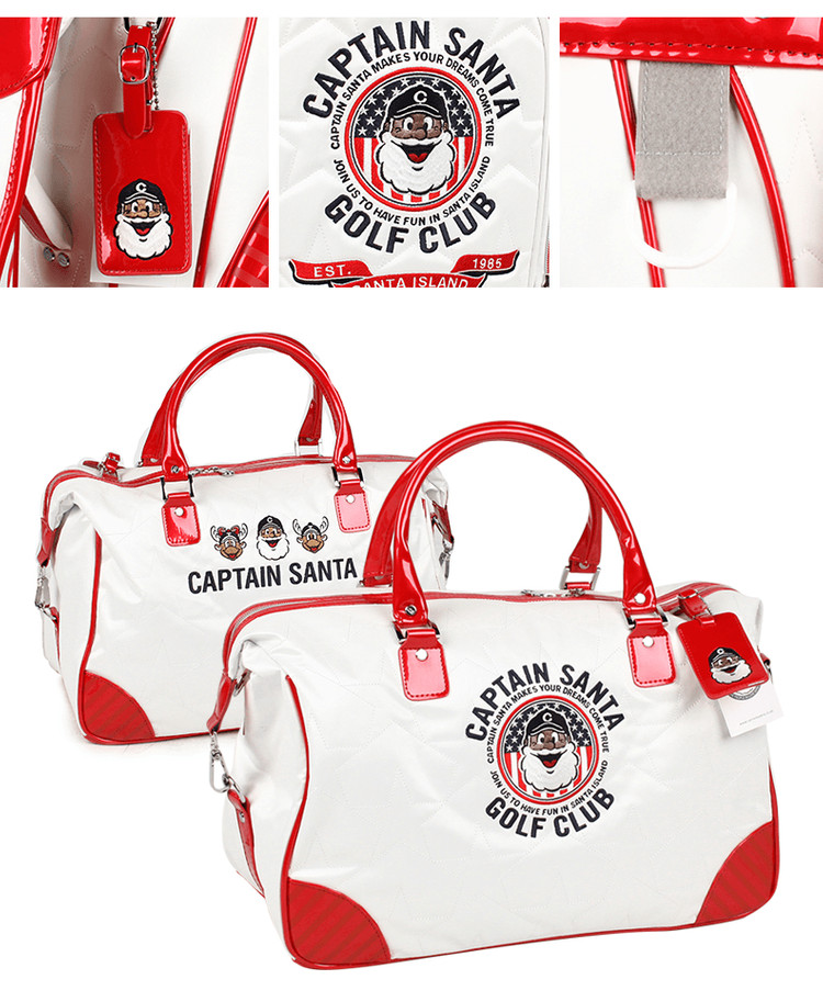 [전시상품]캡틴산타 165 캐디백 + 보스턴백 세트 (색상-레드) 이미지