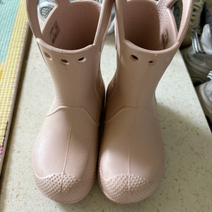 크록스키즈 핸들 잇 레인부츠 10 퀴츠 컬러(인디고 핑크