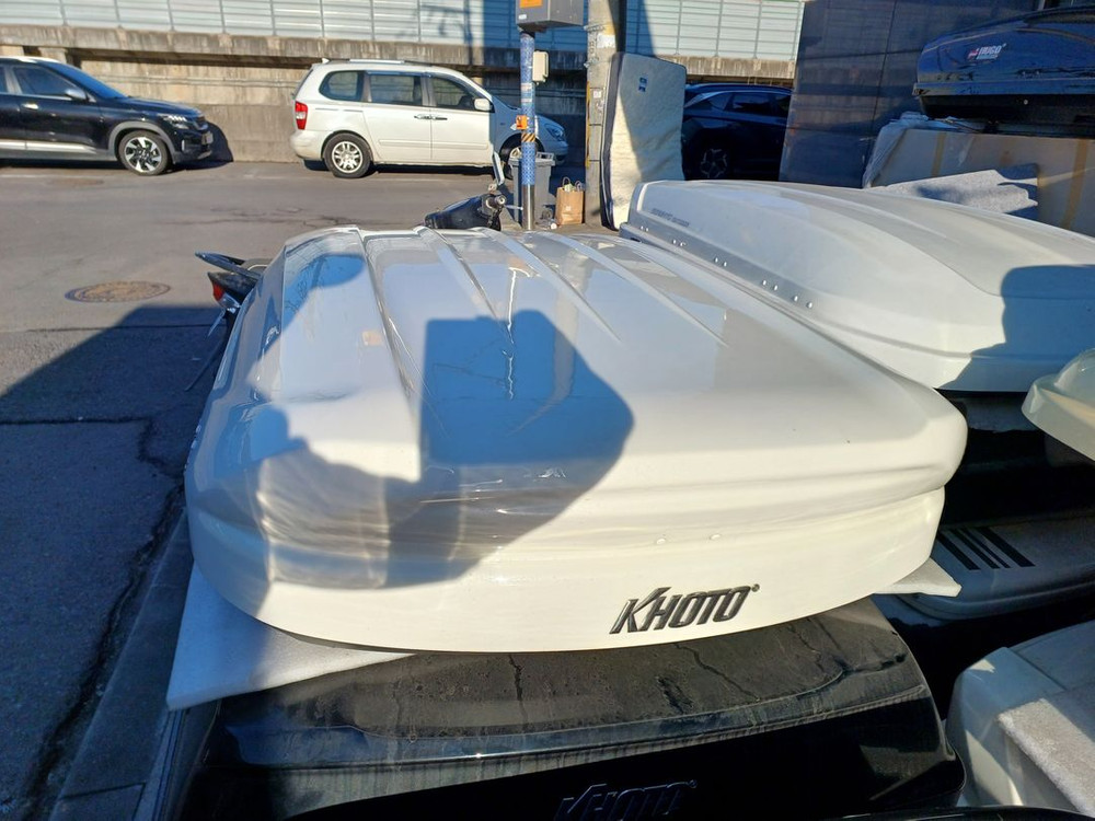 팰리세이드 코토 일체형 루프박스 화이트 중고 이미지