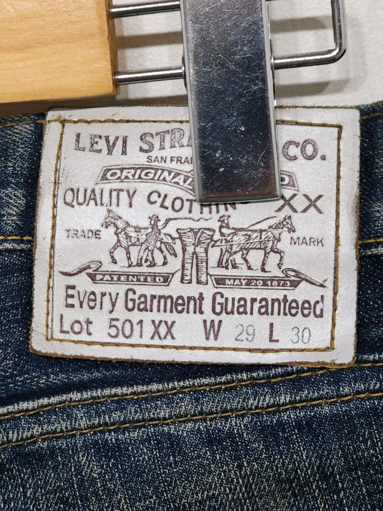 (29)리바이스 청바지 501XX 셀비지 빅E 데님팬츠 이미지