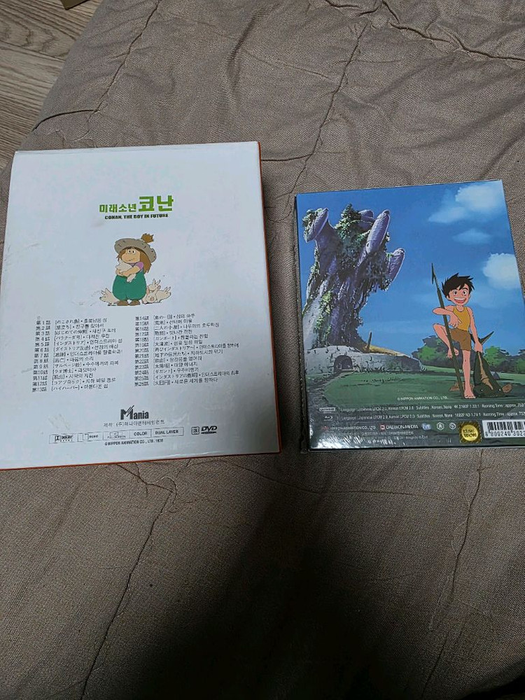 미래소년 코난 4k 블루레이+DVD양장 한정판 이미지