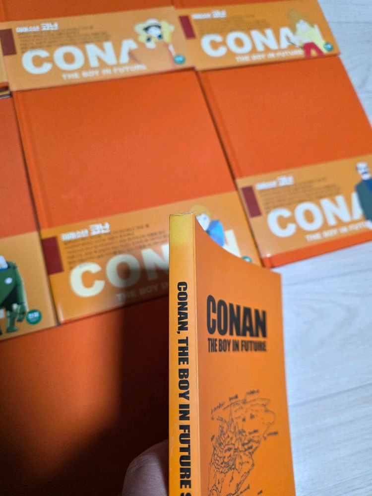 미래소년 코난 4k 블루레이+DVD양장 한정판 이미지