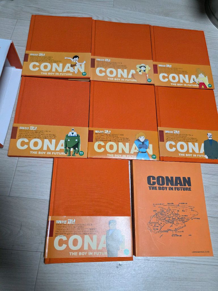 미래소년 코난 4k 블루레이+DVD양장 한정판 이미지