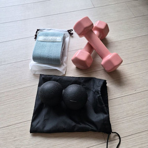 멜킨 /아령 1.5kg 세트/힙밴드 s/마사지볼/ 일괄 판매 이미지