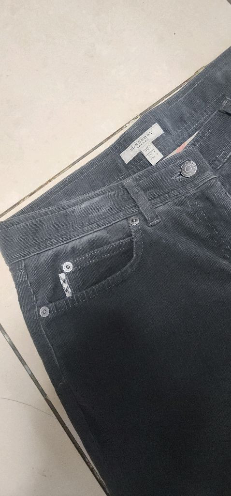 버버리 여성 코듀로이 7부팬츠 이미지