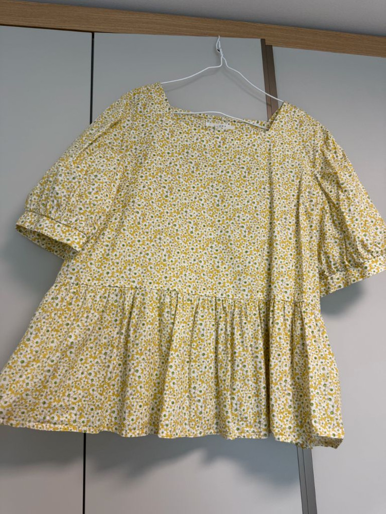 디자이너 브랜드 플라워 면 블라우스 66778899사이즈 F 이미지