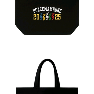 피스마이너스원 x 2025 마마 어워즈 피스마마원 에코백 블랙 이미지