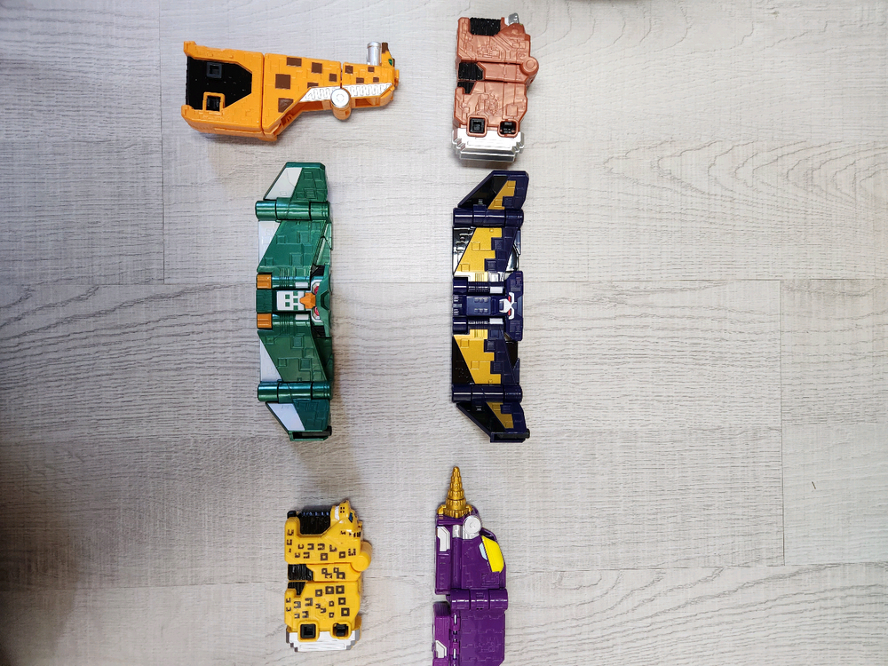 파워레인저 애니멀포스 무장큐브 6종--1