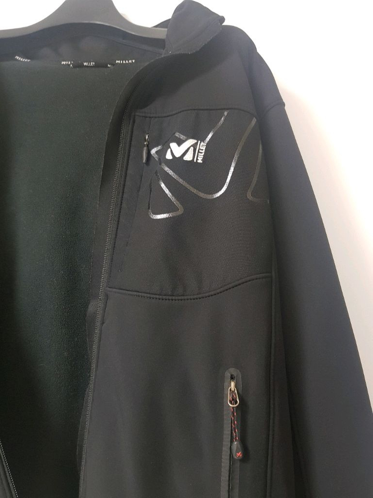 MILLET outdoor 밀레 블랙 후드 아웃도어 등산 자켓 밀레 블랙 후드 자켓 등산의류 등산복 의류--6