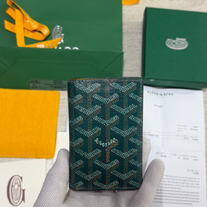 영수증풀박스 고야드 생피에르 카드지갑,오거나이저 스폐셜 그린