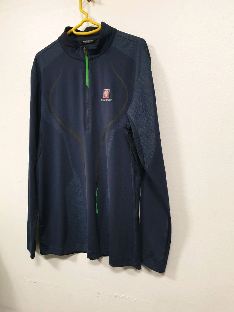 블랙야크 남색 하프집업 긴팔 티셔츠 100사이즈 이미지