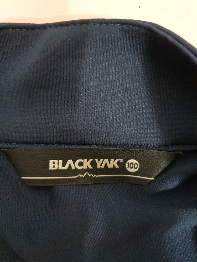 블랙야크 남색 하프집업 긴팔 티셔츠 100사이즈 이미지