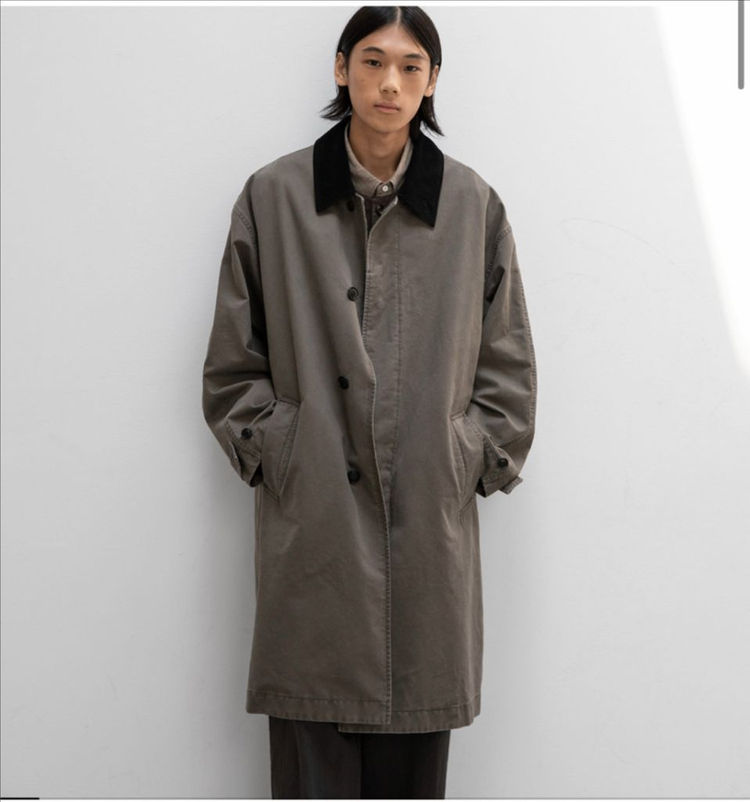 어나더오피스25fwBonjour Mac Coat (Gray mocha)01판매 이미지