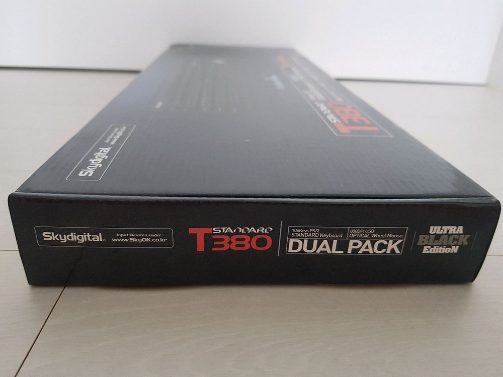 Skydigital 스카이디지탈 T380 키보드 + 마우스 세트 새상품 (미사용)--9