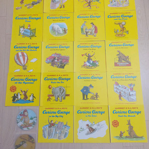 (정품)큐리어스조지 1권 + dvd 2개+mp3음원30개