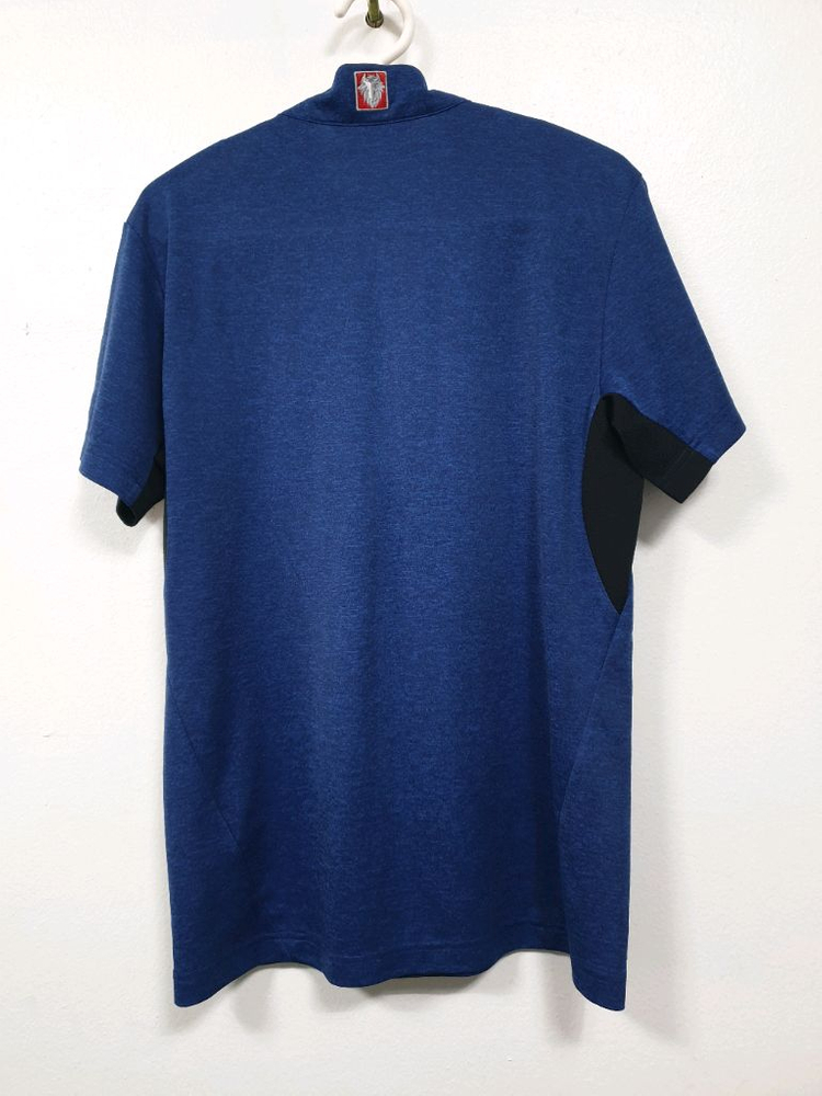 블랙야크 블루 하프집업 반팔 티셔츠 100사이즈 이미지