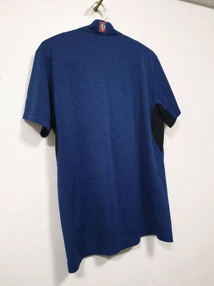 블랙야크 블루 하프집업 반팔 티셔츠 100사이즈 이미지