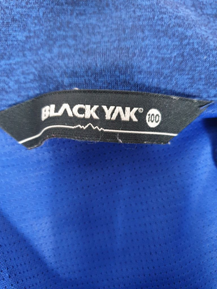 블랙야크 블루 하프집업 반팔 티셔츠 100사이즈 이미지