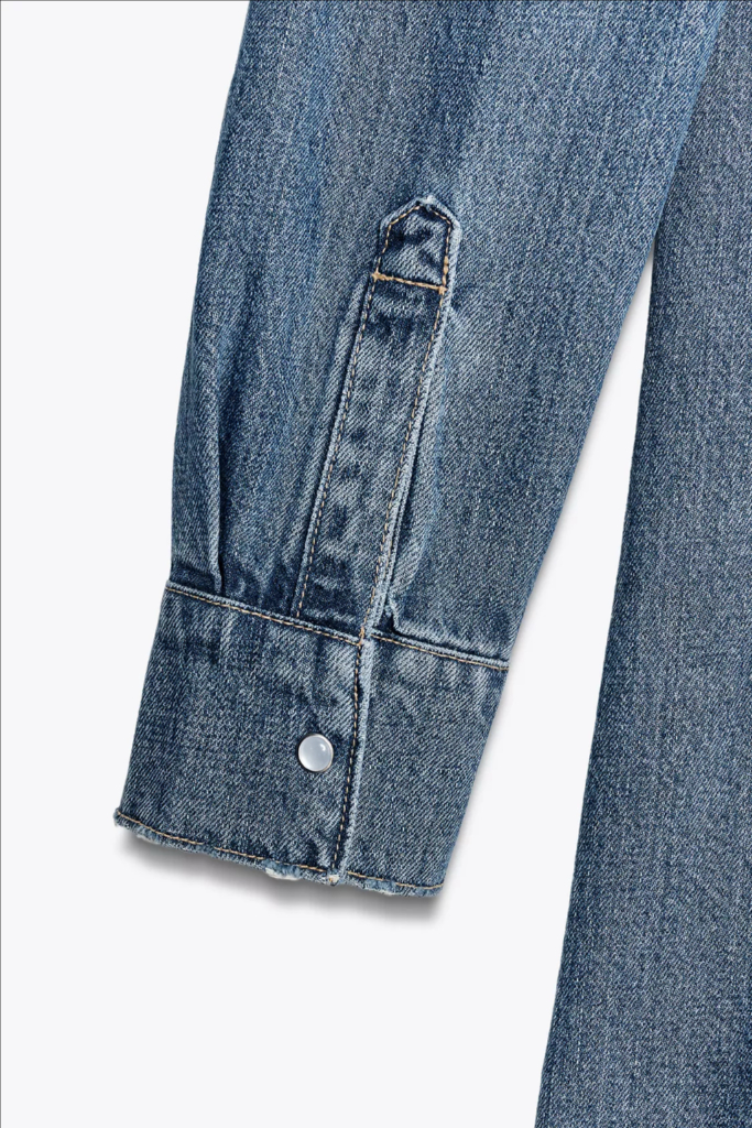 zara 자라 TRF 데님 미니 원피스 새상품--9