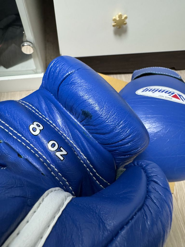 위닝 복싱글러브 8온스 블루 이미지