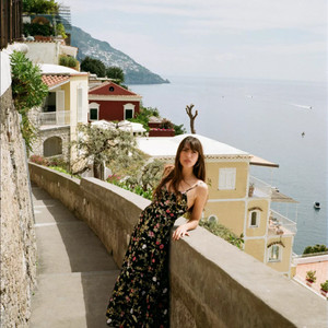 zara 자라 펀칭 자수 패턴 미디 원피스 새상품