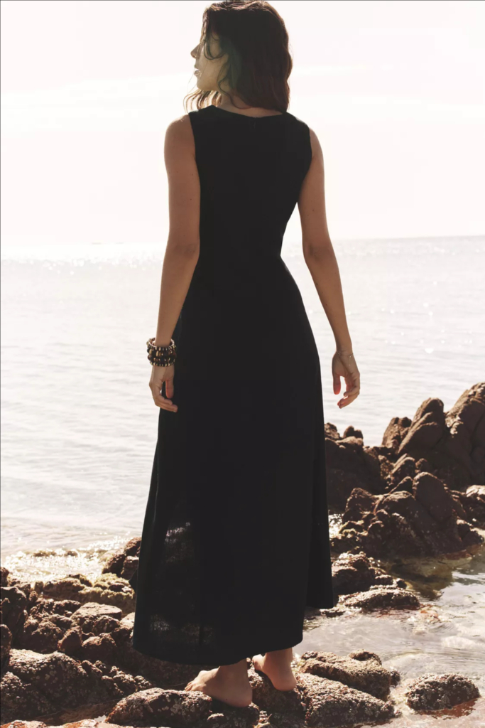 zara 자라 리넨 미디 린넨 원피스 새상품--1