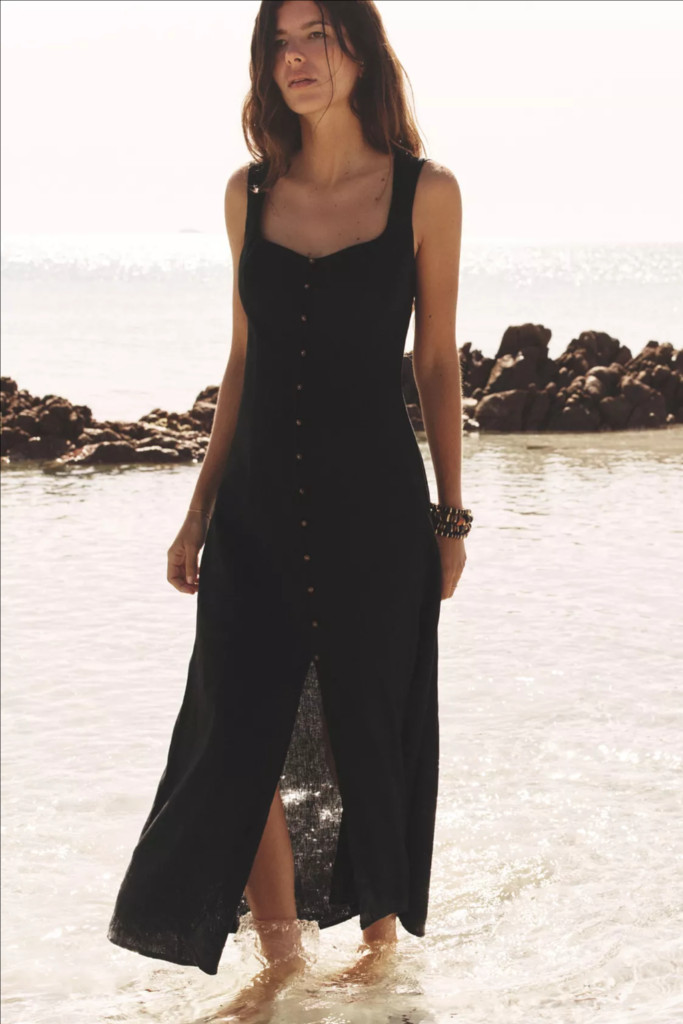 zara 자라 리넨 미디 린넨 원피스 새상품--3