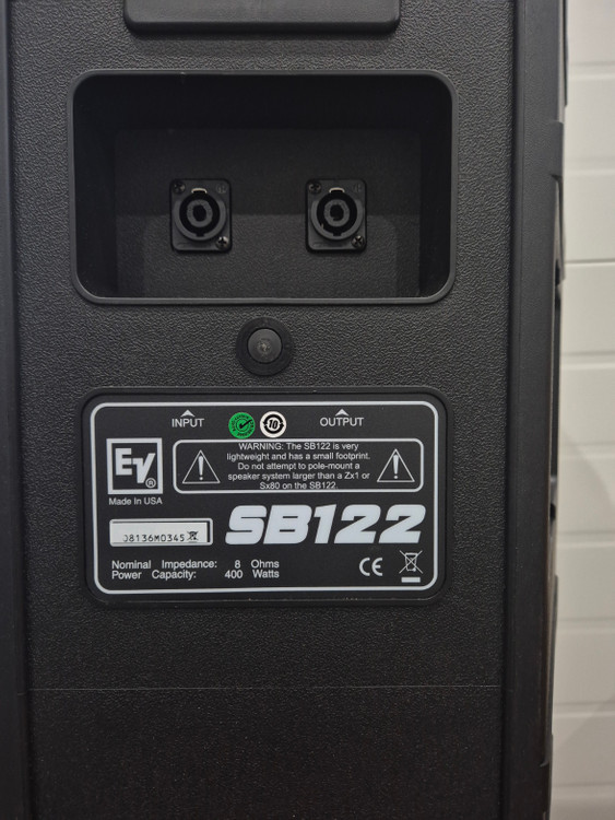 EV SB122 12인치 패시브 서브우퍼 판매--1