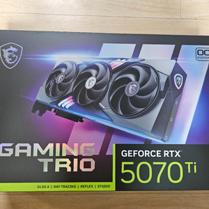 Msi RTX 5070ti 트리오 팝니다