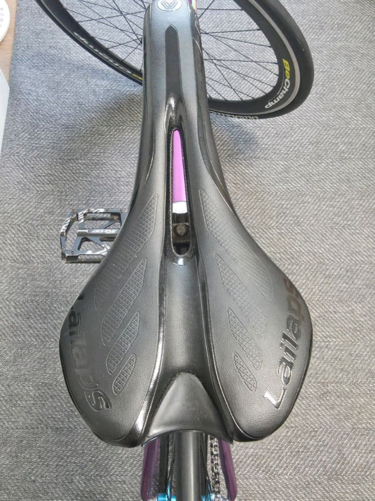 Unknown type 1 퍼플 픽시 자전거 (비챔프 카본 휠셋 + 벨로시닷 크랭크--4