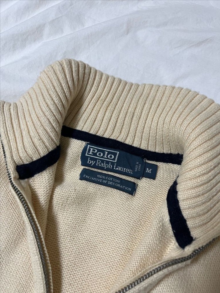 폴로 랄프로렌 하프집업 니트 (M) 이미지