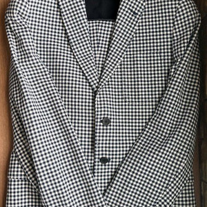 메종키츠네 체크 수트 44사이즈 이미지