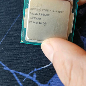 인텔 노트북용 cpu 4세대 i5 4590t. 리퀴드 뚜따