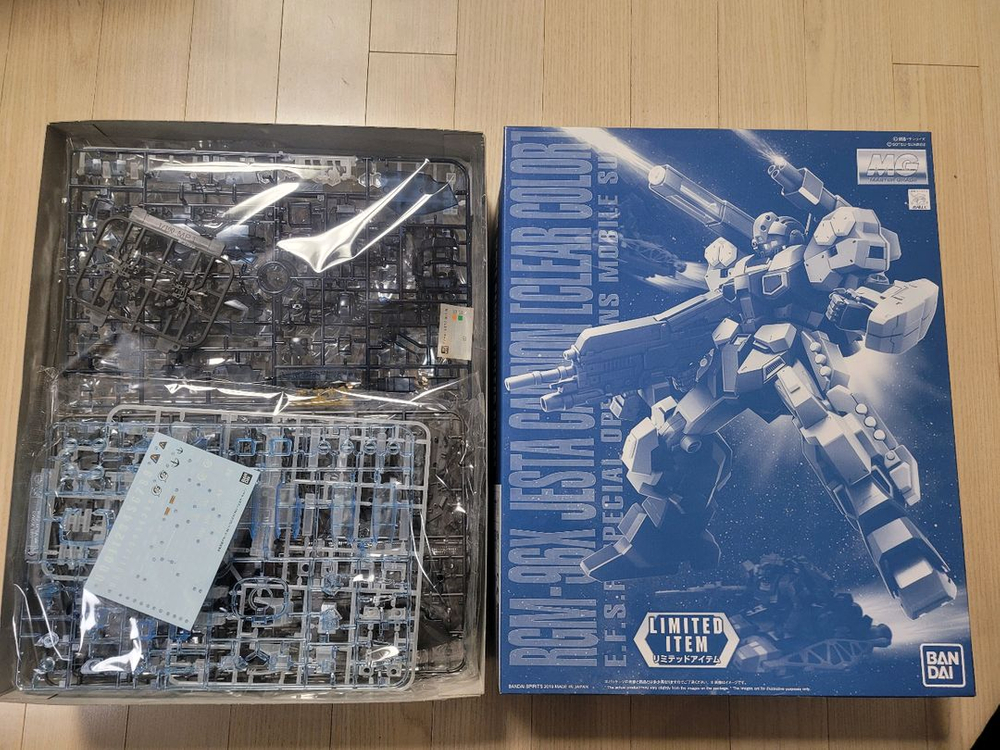 반다이 MG 제스타캐논 클리어 이미지