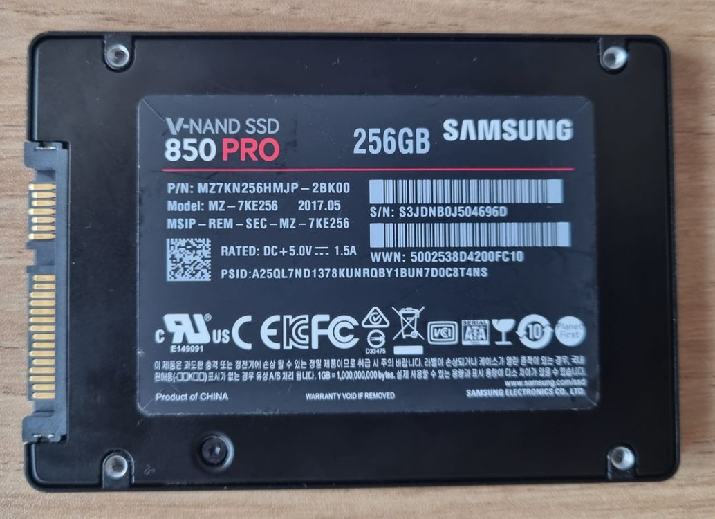 삼성 850프로 SSD 256기가 이미지