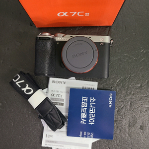 소니a7c2 실버 보증기간1년 민트급 바디팔아요 풀박스구성