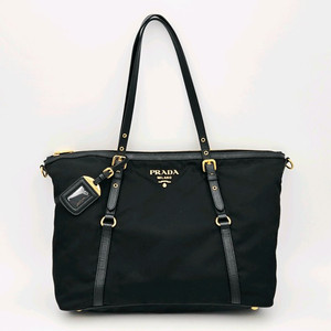 [중고명품셀렉트]프라다 테수토 사피아노 쇼핑 토트백 블랙 1BG253 이미지