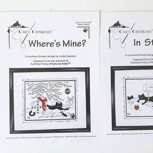 Calico 칼리코 고양이 십자수도안 14종 일괄가격