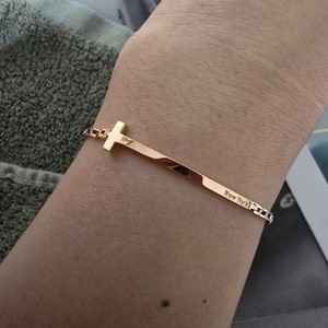 18k핑크골드 스틱 팔찌 이미지