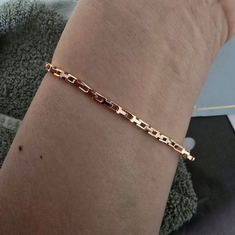 18k핑크골드 스틱 팔찌 이미지