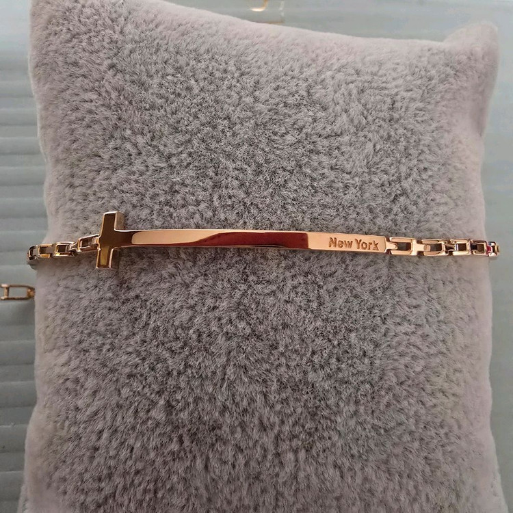 18k핑크골드 스틱 팔찌 이미지