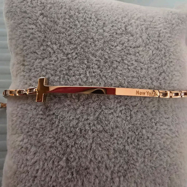 18k핑크골드 스틱 팔찌 이미지