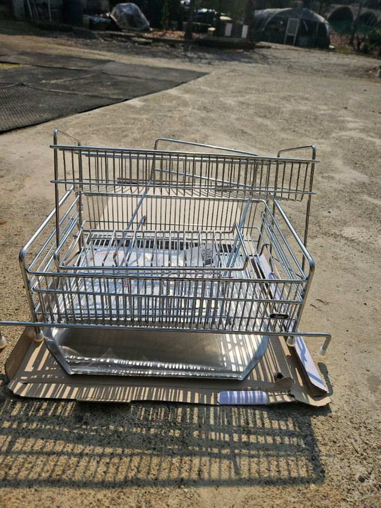 클린엣지 2단 식기건조대--1