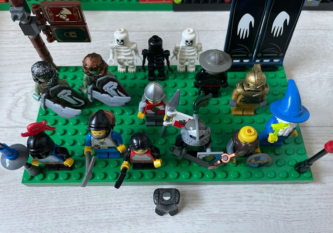 레고 캐슬 올드 기사 해골 드워프 오크 완무 마법사 황금 기사 반지의 제왕 소품 이미지