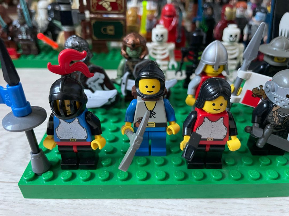 레고 캐슬 올드 기사 해골 드워프 오크 완무 마법사 황금 기사 반지의 제왕 소품 이미지