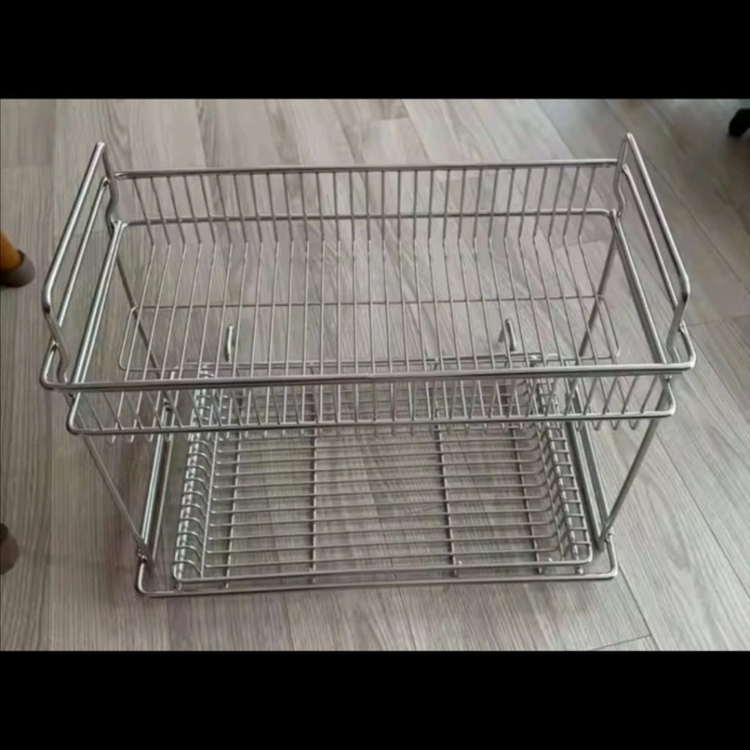 2단 스텐 랙 선반 캠핑용 새상품 이미지