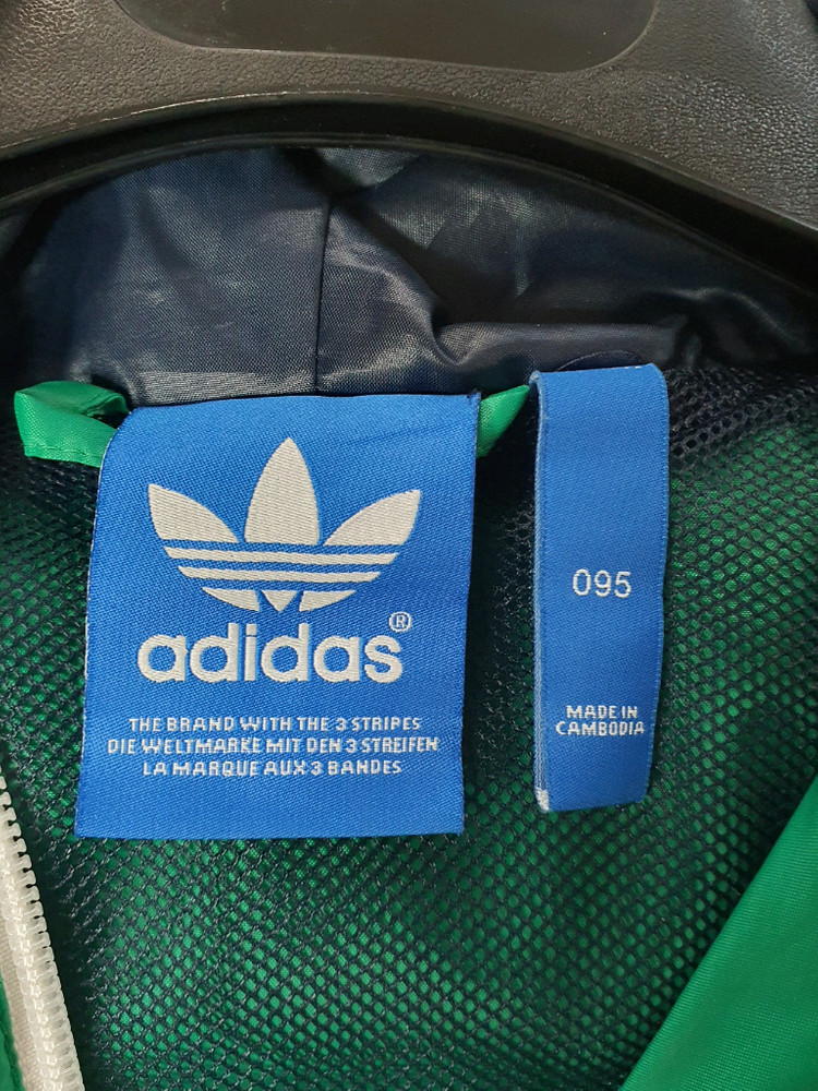 adidas 아디다스 3컬러 춘추용 후드 바람막이--2