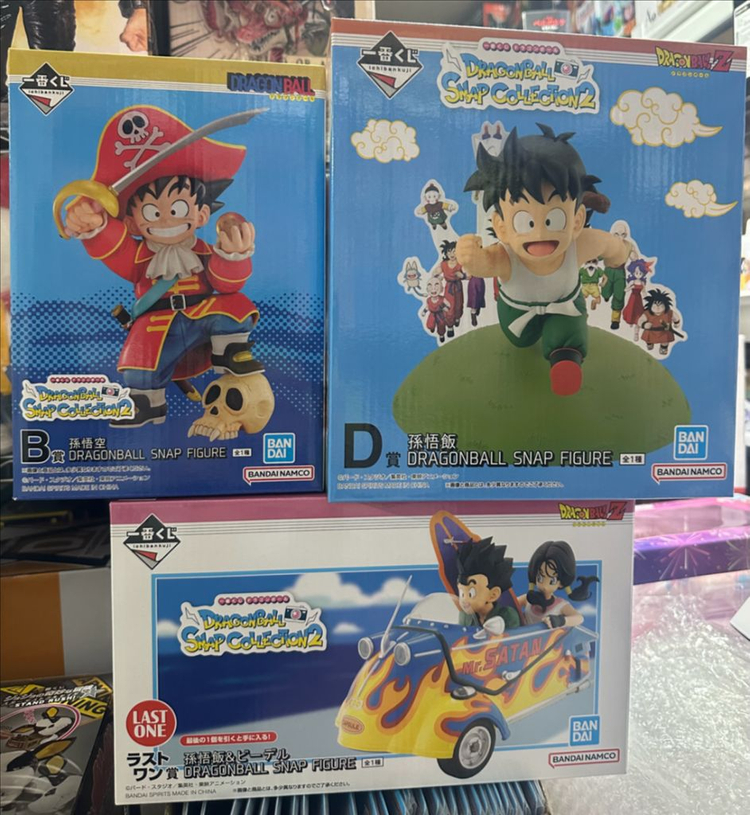 제일복권 드래곤볼 40주년 스냅 어셈블 라스트원 손오공 손오반 치치 비델 니케 아니스 우주선 브로리 버독 이미지