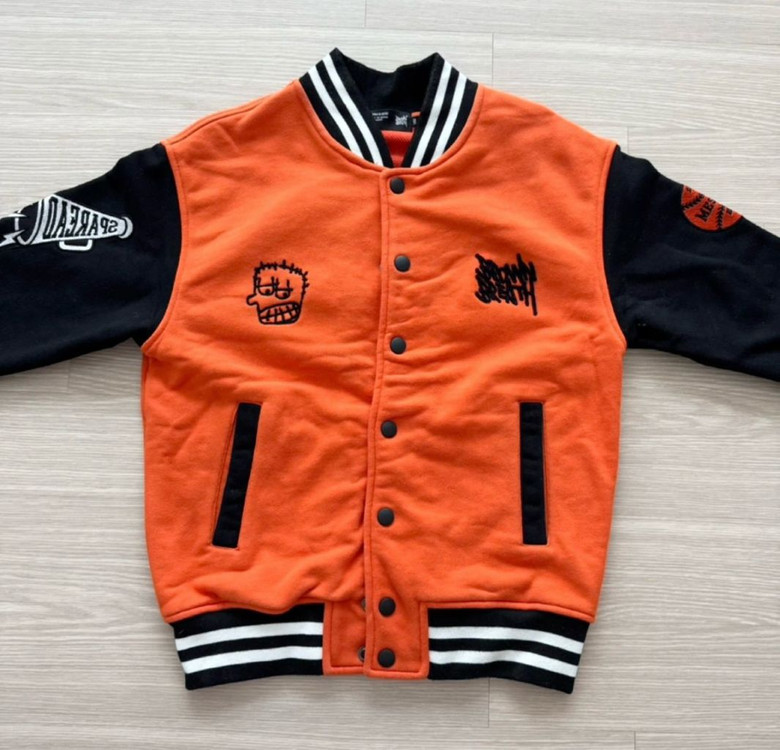 브라운브레스 키즈 바시티 자켓 오렌지 140 이미지